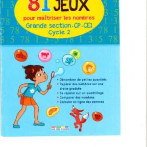خرید و دانلود نسخه کامل کتاب 81 jeux pour maîtriser les nombres (GS-CP-CE1)