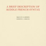 خرید و دانلود نسخه کامل کتاب A Brief Description of Middle French Syntax