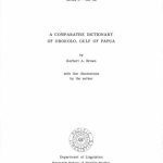 خرید و دانلود نسخه کامل کتاب A Comparative Dictionary of Orokolo