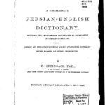 خرید و دانلود نسخه کامل کتاب A comprehensive Persian-English dictionary