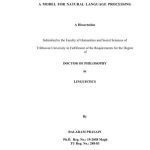 خرید و دانلود نسخه کامل کتاب A computational analysis of nepali morphology. A model for natural language processing