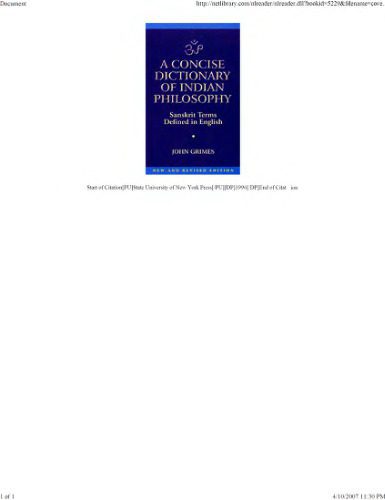 خرید و دانلود نسخه کامل کتاب A Concise Dictionary of Indian Philosophy: Sanskrit Terms Defined in English_68bde9a54b088.jpeg خرید و دانلود نسخه کامل کتاب A Concise Dictionary of Indian Philosophy: Sanskrit Terms Defined in English