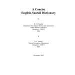 خرید و دانلود نسخه کامل کتاب A Concise English-Santali and Santali-English Dictionary