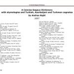 خرید و دانلود نسخه کامل کتاب A concise Gagauz dictionary