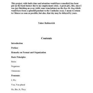 خرید و دانلود نسخه کامل کتاب A Concise Grammar of Classical Chinese