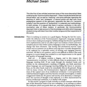 خرید و دانلود نسخه کامل کتاب A Critical Look at the Communicative Approach (1)