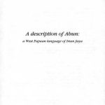 خرید و دانلود نسخه کامل کتاب A description of Abun: a West Papuan language of Irian Jaya