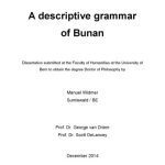 خرید و دانلود نسخه کامل کتاب A Descriptive Grammar of Bunan