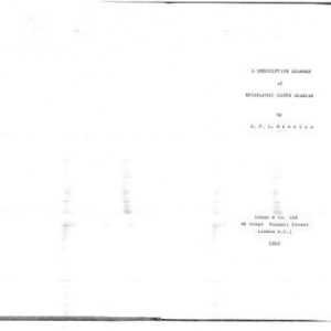 خرید و دانلود نسخه کامل کتاب A descriptive grammar of epigraphic South Arabian.