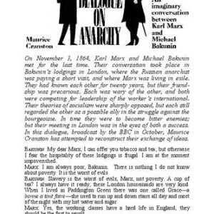 خرید و دانلود نسخه کامل کتاب A dialogue on anarchy. An imaginary conversation between Karl Marx and Michael Bakunin