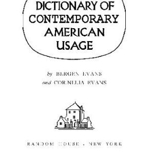 خرید و دانلود نسخه کامل کتاب A Dictionary of Contemporary American Usage