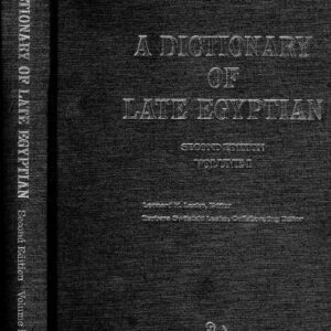 خرید و دانلود نسخه کامل کتاب A Dictionary of Late Egyptian. Volume I-II /  Познеегипетский словарь. Том I-II