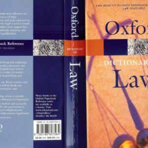 خرید و دانلود نسخه کامل کتاب A Dictionary of Law