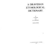 خرید و دانلود نسخه کامل کتاب A Dravidian Etymological dictionary