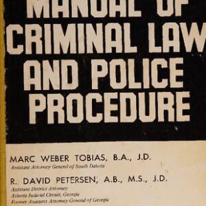 خرید و دانلود نسخه کامل کتاب A Field Manual of Criminal Law and Police Procedure