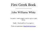 خرید و دانلود نسخه کامل کتاب A first greek book