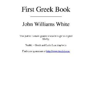 خرید و دانلود نسخه کامل کتاب A first greek book