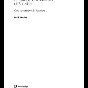 خرید و دانلود نسخه کامل کتاب A Frequency Dictionary of Spanish (Routledge Frequency Dictionaries)