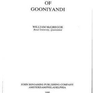 خرید و دانلود نسخه کامل کتاب A Functional Grammar of Gooniyandi (Studies in Language Companion Series)