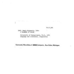 خرید و دانلود نسخه کامل کتاب A Grammar of Aklan