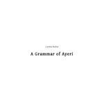 خرید و دانلود نسخه کامل کتاب A Grammar of Ayeri