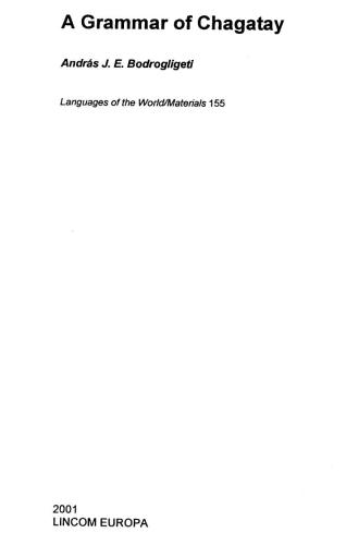 خرید و دانلود نسخه کامل کتاب A Grammar of Chagatay_68b8f50e4db01.jpeg خرید و دانلود نسخه کامل کتاب A Grammar of Chagatay