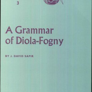 خرید و دانلود نسخه کامل کتاب A Grammar of Diola-Fogny