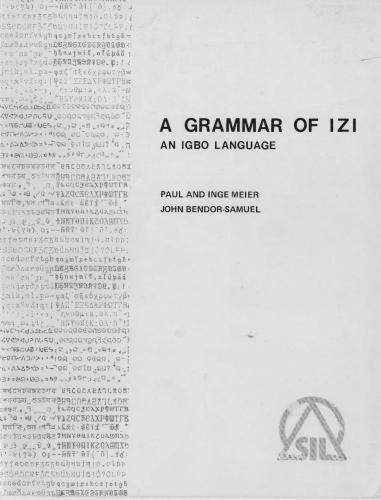 خرید و دانلود نسخه کامل کتاب A grammar of Izi, an Igbo language_68bd545c41cc6.jpeg خرید و دانلود نسخه کامل کتاب A grammar of Izi, an Igbo language