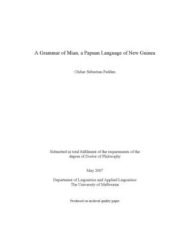 خرید و دانلود نسخه کامل کتاب A grammar of Mian, a Papuan language of New Guinea_68bcc9d78fa17.jpeg خرید و دانلود نسخه کامل کتاب A grammar of Mian, a Papuan language of New Guinea