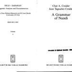 خرید و دانلود نسخه کامل کتاب A grammar of Nandi