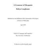 خرید و دانلود نسخه کامل کتاب A Grammar of Oksapmin [PhD thesis]