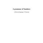 خرید و دانلود نسخه کامل کتاب A grammar of Sandawe: a Khoisan language of Tanzania