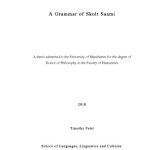 خرید و دانلود نسخه کامل کتاب A grammar of Skolt Saami.