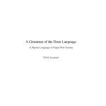 خرید و دانلود نسخه کامل کتاب A Grammar of the Dom Language