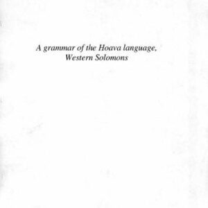 خرید و دانلود نسخه کامل کتاب A Grammar of the Hoava Language
