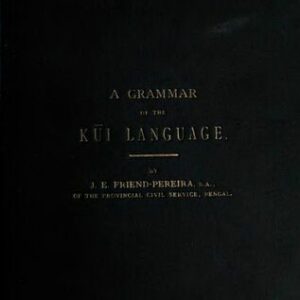خرید و دانلود نسخه کامل کتاب A grammar of the Kūi language
