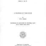 خرید و دانلود نسخه کامل کتاب A grammar of Toba-Batak