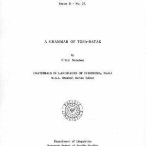 خرید و دانلود نسخه کامل کتاب A grammar of Toba-Batak