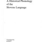 خرید و دانلود نسخه کامل کتاب A historical phonology of the Slovene language
