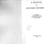 خرید و دانلود نسخه کامل کتاب A manual of Navaho grammar