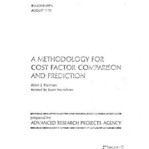 خرید و دانلود نسخه کامل کتاب A methodology for cost factor comparison and prediction