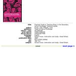 خرید و دانلود نسخه کامل کتاب A Practical Guide to Teaching Music in the Secondary School (Routledge Teaching Guides)