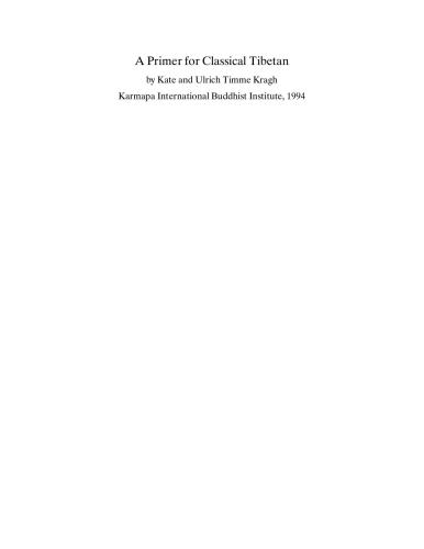 خرید و دانلود نسخه کامل کتاب A Primer for Classical Tibetan_68bac02c6e161.jpeg خرید و دانلود نسخه کامل کتاب A Primer for Classical Tibetan