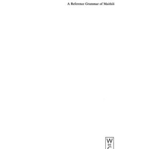 خرید و دانلود نسخه کامل کتاب A Reference Grammar of Maithili