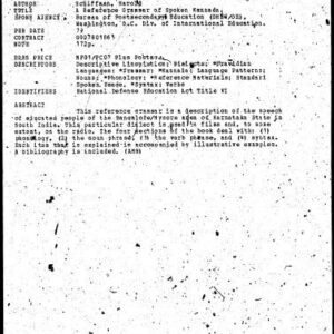 خرید و دانلود نسخه کامل کتاب A reference grammar of spoken Kannada