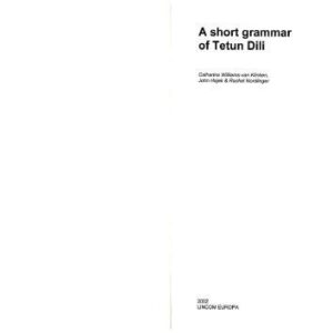 خرید و دانلود نسخه کامل کتاب A Short Grammar of Tetun Dili