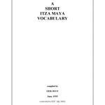 خرید و دانلود نسخه کامل کتاب A Short Itza Maya Vocabulary