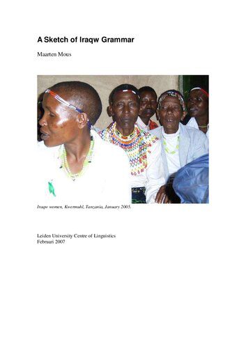خرید و دانلود نسخه کامل کتاب A Sketch of Iraqw Grammar_68b703c1b2fbc.jpeg خرید و دانلود نسخه کامل کتاب A Sketch of Iraqw Grammar