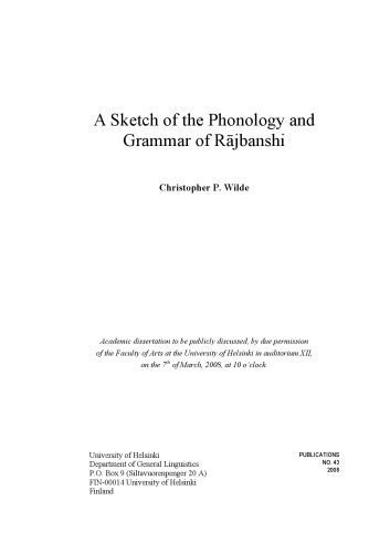 خرید و دانلود نسخه کامل کتاب A Sketch of the Phonology and Grammar of Rājbanshi_68b724c512397.jpeg خرید و دانلود نسخه کامل کتاب A Sketch of the Phonology and Grammar of Rājbanshi