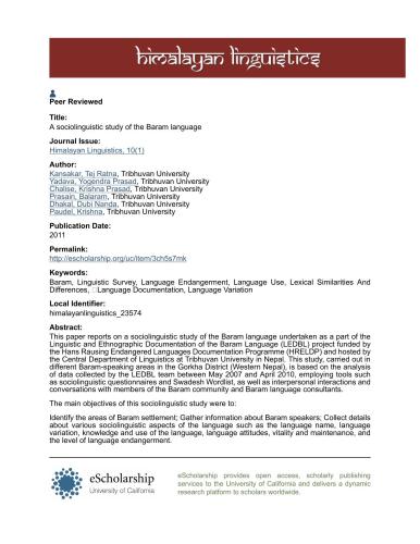 خرید و دانلود نسخه کامل کتاب A sociolinguistic study of the Baram language_68b93123e6da6.jpeg خرید و دانلود نسخه کامل کتاب A sociolinguistic study of the Baram language